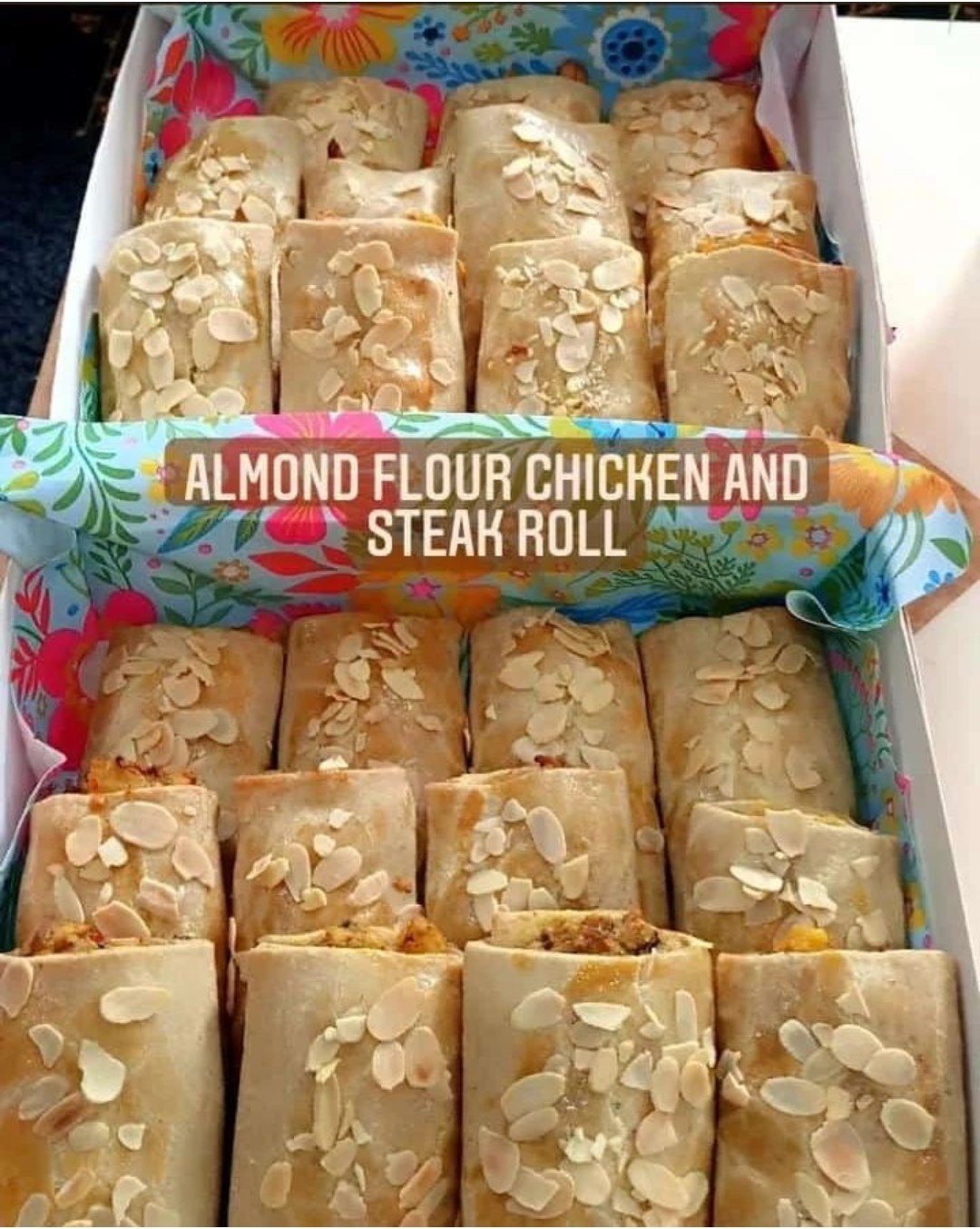 Almond Flour Chicken Roll 4pcs