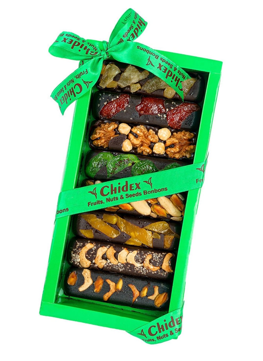 CHIDEX FRUITS NUTS AND SEEDS BONBONS 8PCS